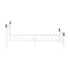 Marlborough 3FT Bed - White/Antique Brass
